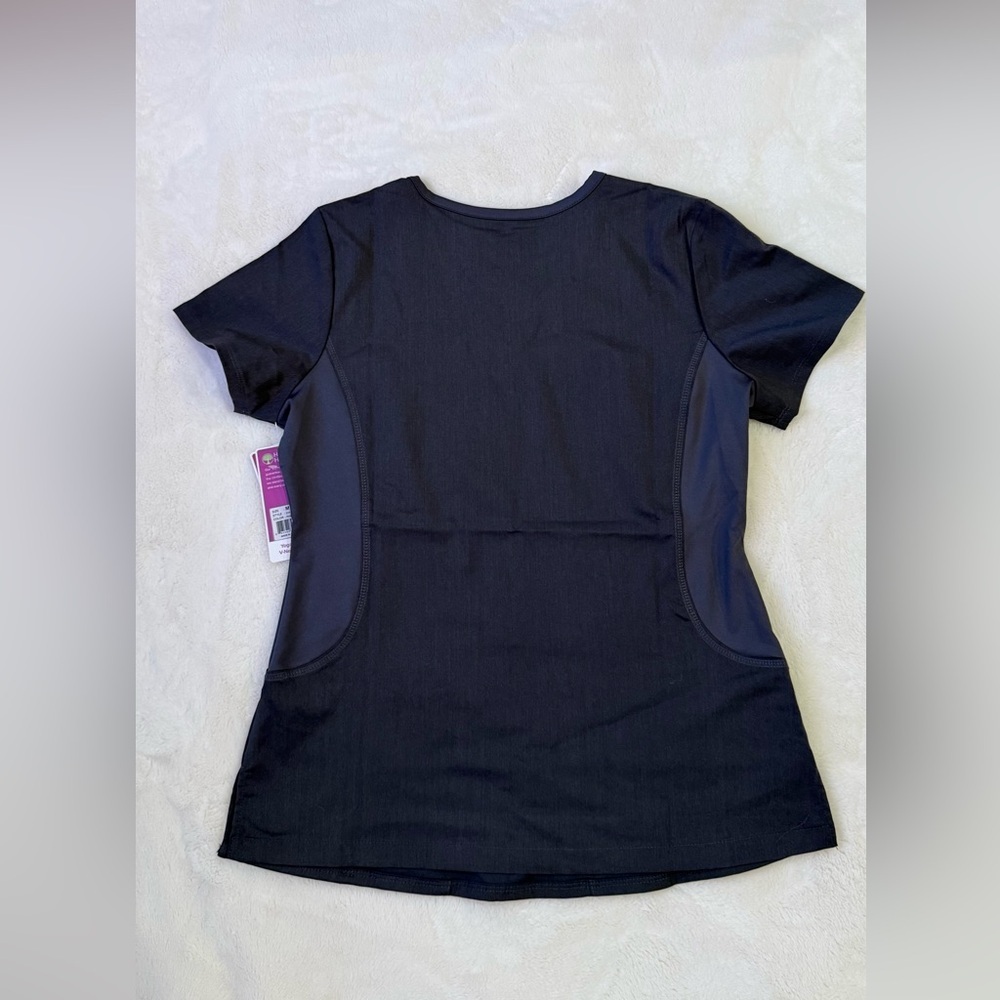 Healing Hands Women's Pewter Grey V-Neck Top - Picture 7 of 9